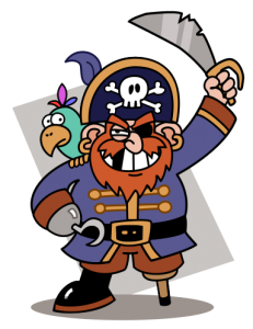 Inviter til en piratfest